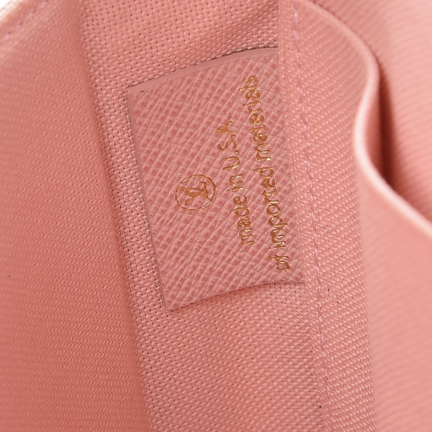 Louis Vuitton Damier Azur Pochette Felicie Chain Wallet Rose Ballerine 12 of 17