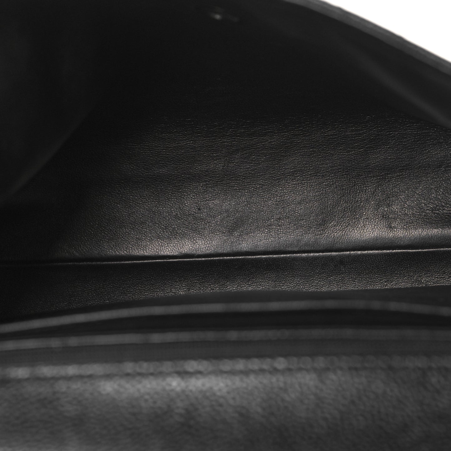Caviar Quilted Jumbo Kelly Flap Black