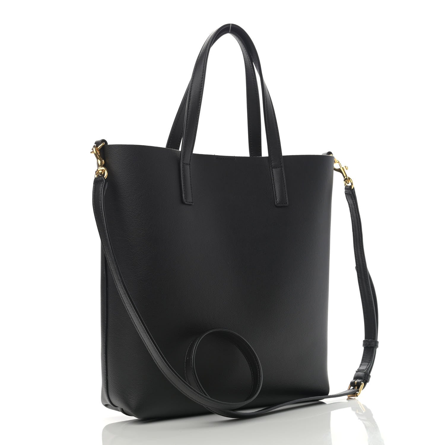 Saint Laurent Calfskin Toy Shopping Tote Black 3 of 10