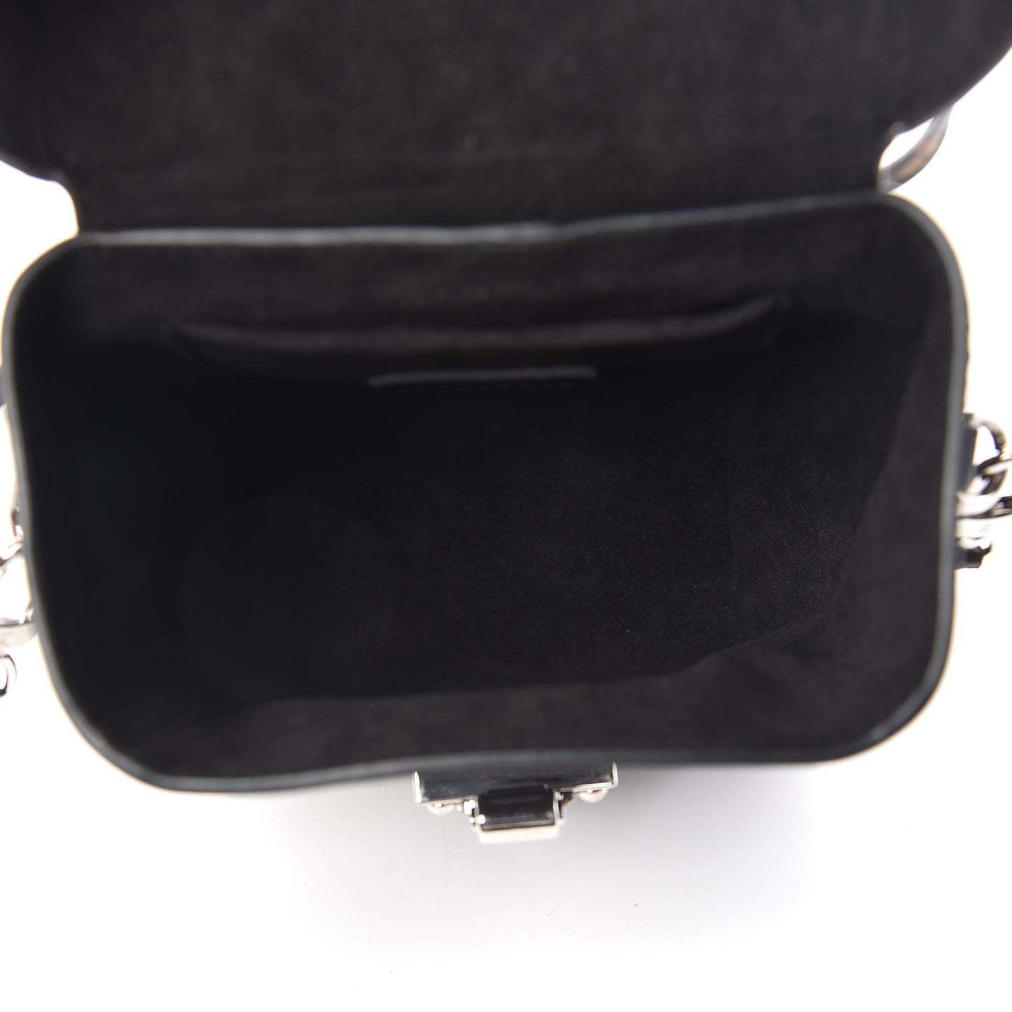 Calfskin Monogram Camera Box Black