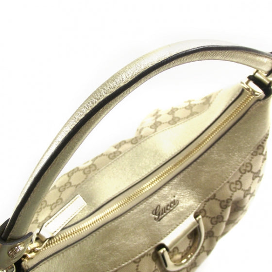 Monogram D Gold Hobo