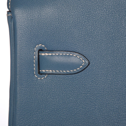 Hermes Gulliver Birkin 35 Blue Jean 12 of 33