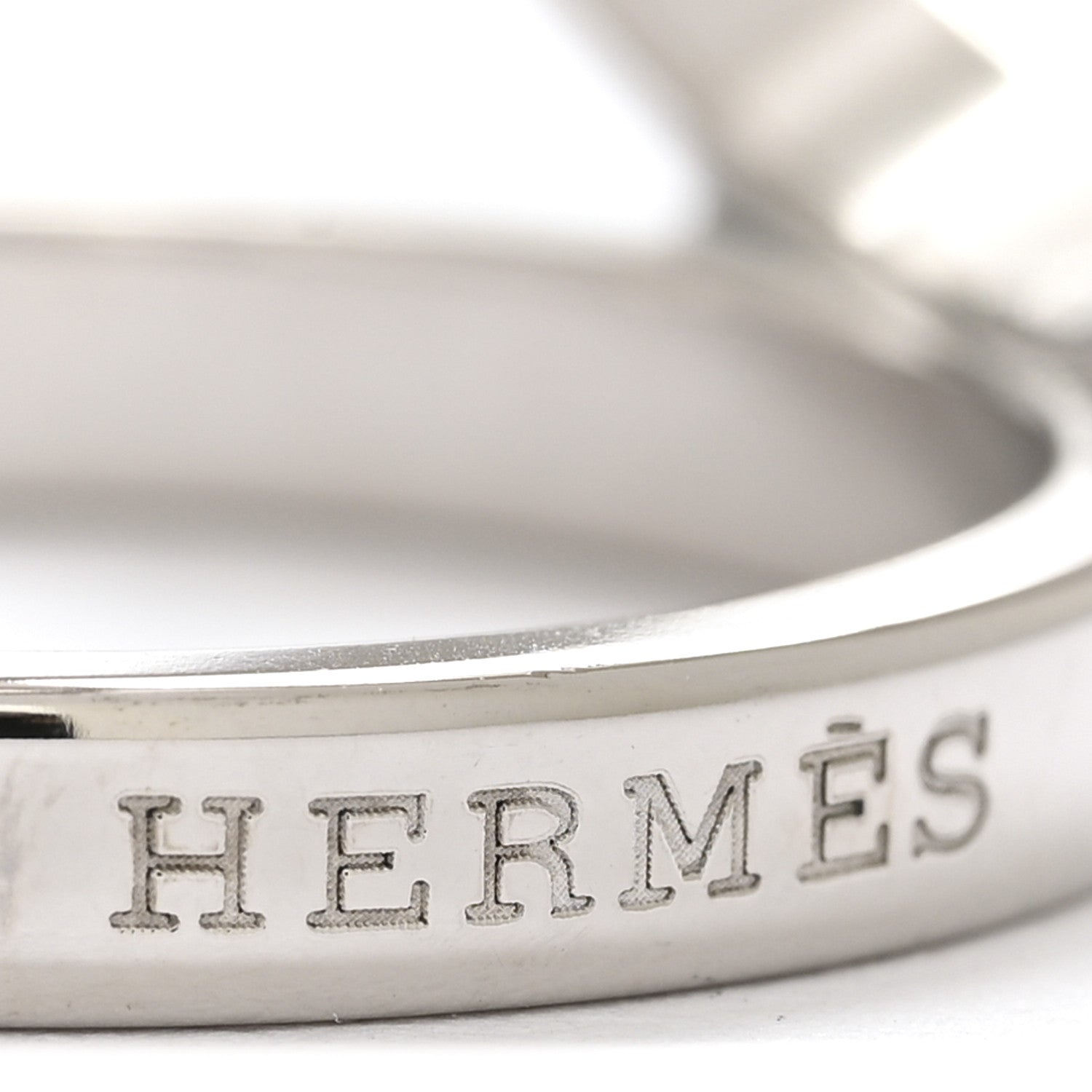 Hermes Palladium Trio Scarf Ring 3 of 4