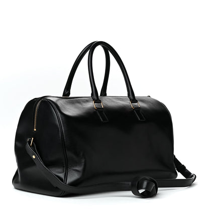 Saint Laurent Calfskin Classic Duffle 12 Black 2 of 5