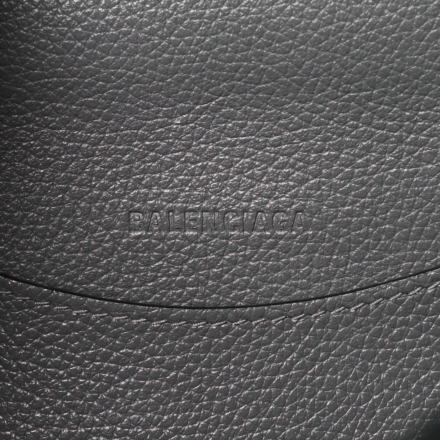 Balenciaga Grained Calfskin Neo Classic Silver Hardware S City Dark Grey 6 of 9