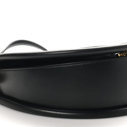 Salvatore Ferragamo Calfskin Aura Shoulder Bag Black 8 of 10