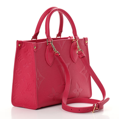 Louis Vuitton Empreinte Monogram Giant Onthego PM Freesia 3 of 8