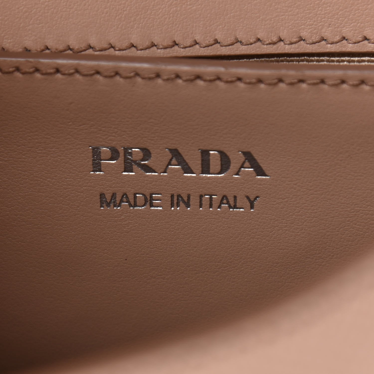 Prada Saffiano Cuir Calfskin Monochrome Envelope Flap Chain Shoulder Bag Cipria 6 of 11