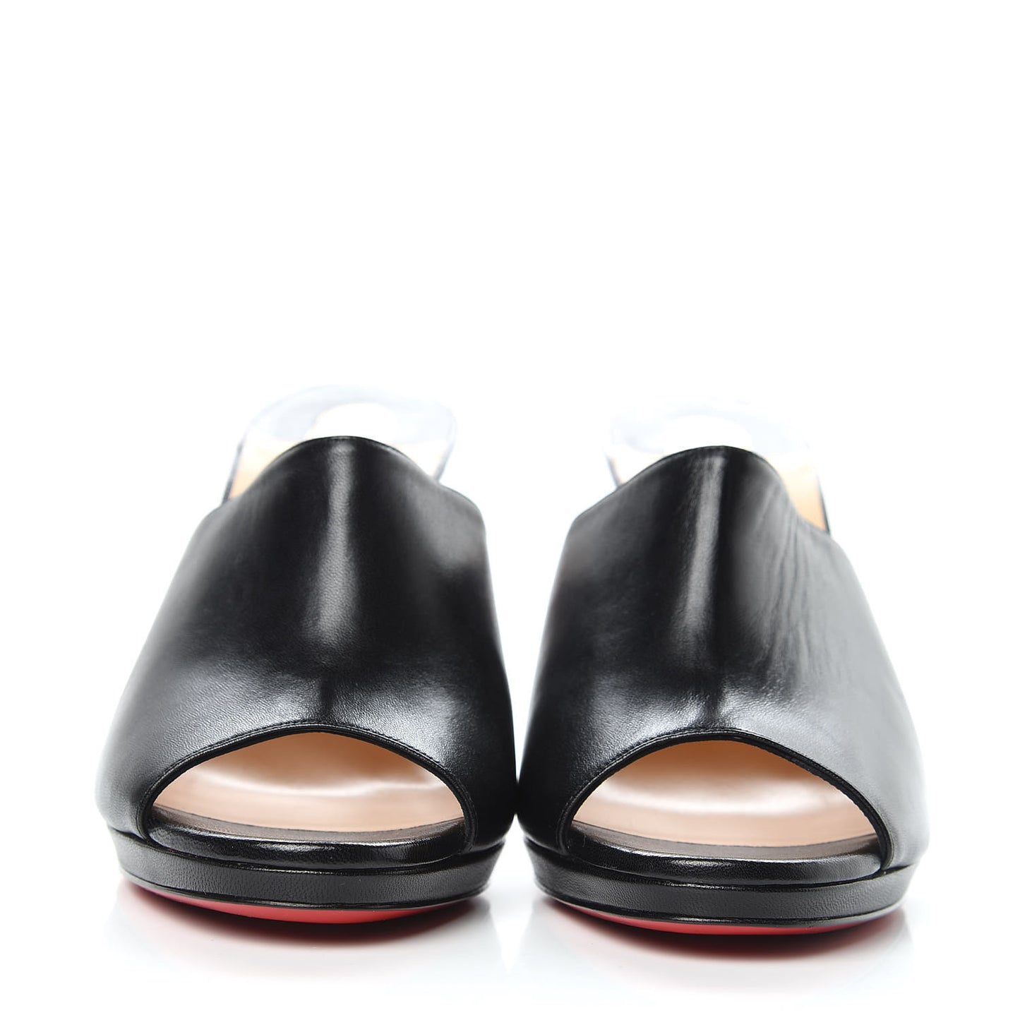 Nappa Pigamule 100 Slide Sandals 40 Black