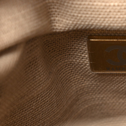 Chanel Calfskin Quilted Small Shopping Bag White 7 of 12