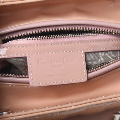 Christian Dior Patent Cannage Medium Lady Dior Pale Pink 6 of 16