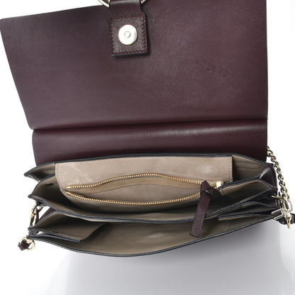 Chloe Calfskin Suede Medium Faye Shoulder Bag Intense Violine 5 of 12