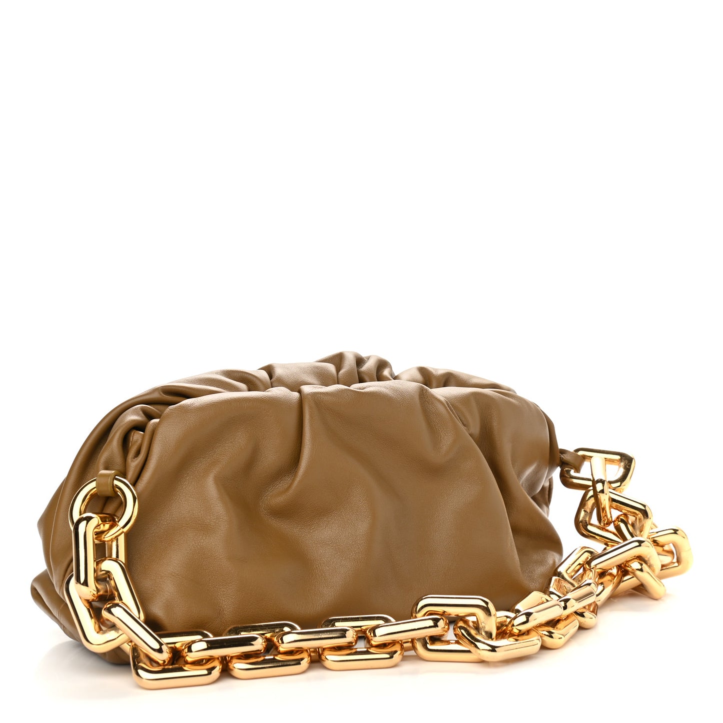 Calfskin The Pouch Chain Cammello