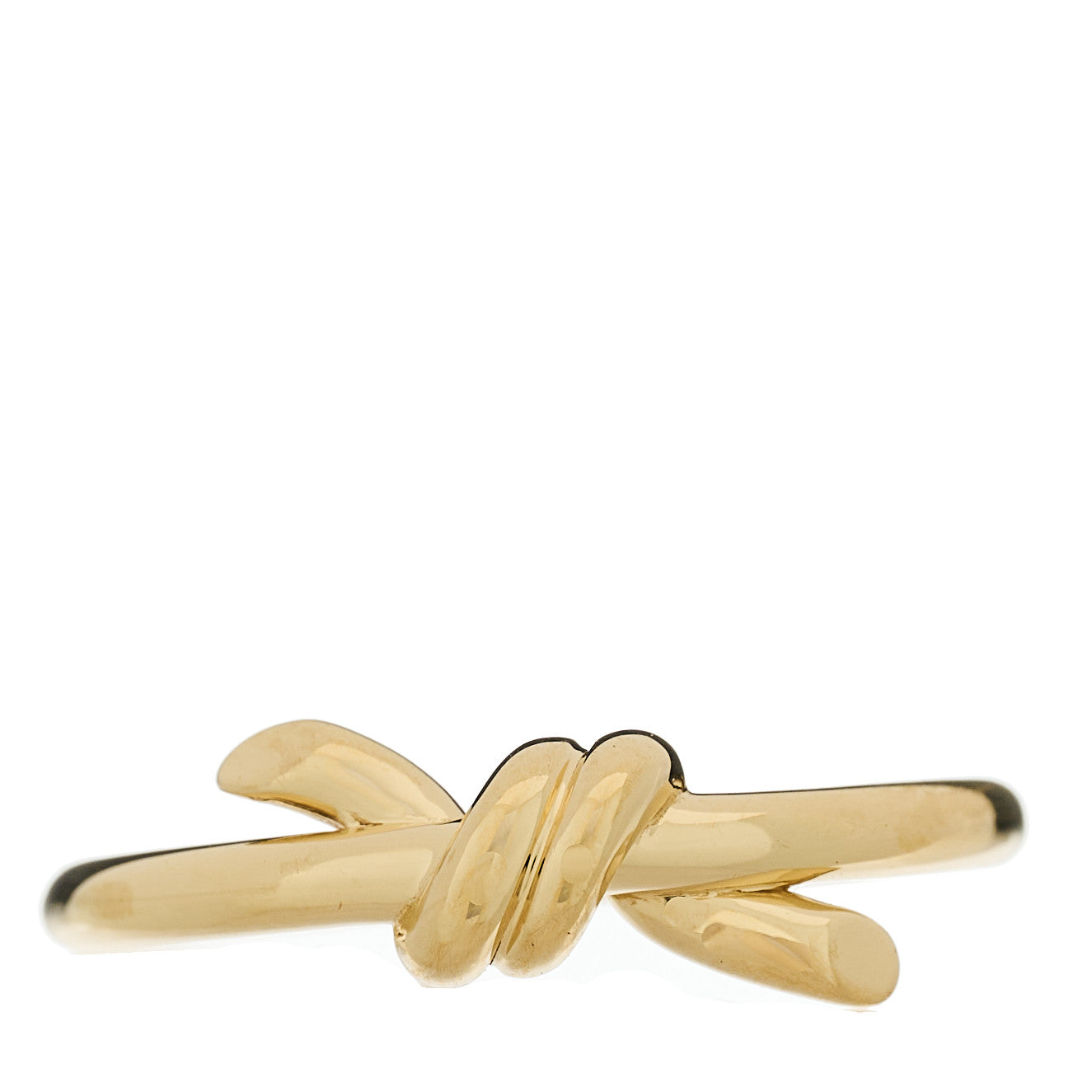 18K Yellow Gold Knot Ring 50 5.5