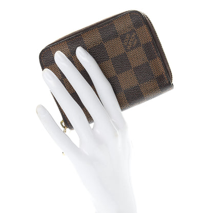 Louis Vuitton Damier Ebene Zippy Coin Purse 2 of 14