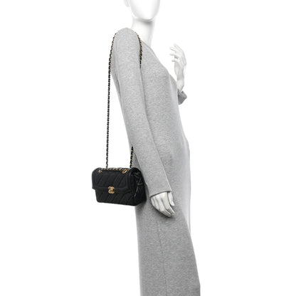 Chanel Shiny Lambskin Quilted Mini Flap Black 2 of 11