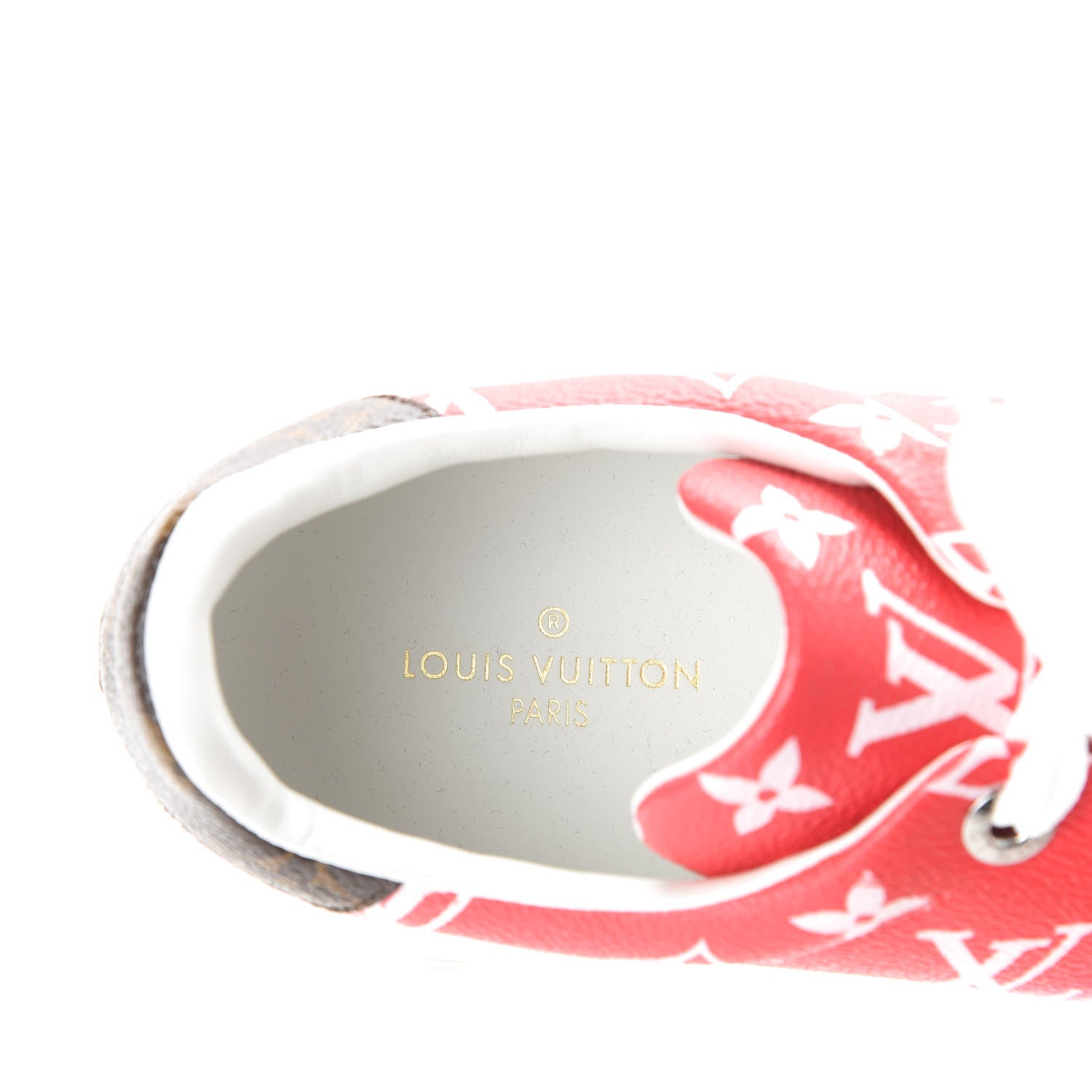 Louis Vuitton Monogram Escale Time Out Sneakers 41 Red 8 of 10