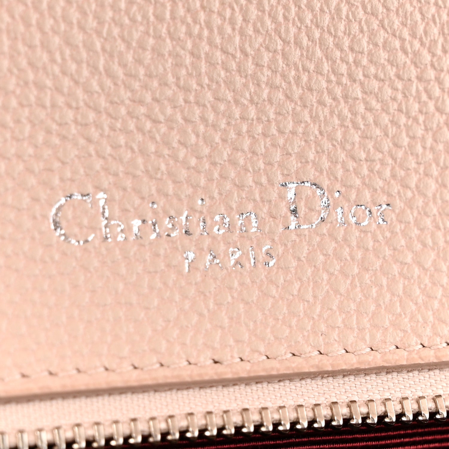 Christian Dior Grained Calfskin Medium Diorama Flap Bag Nude 6 of 15