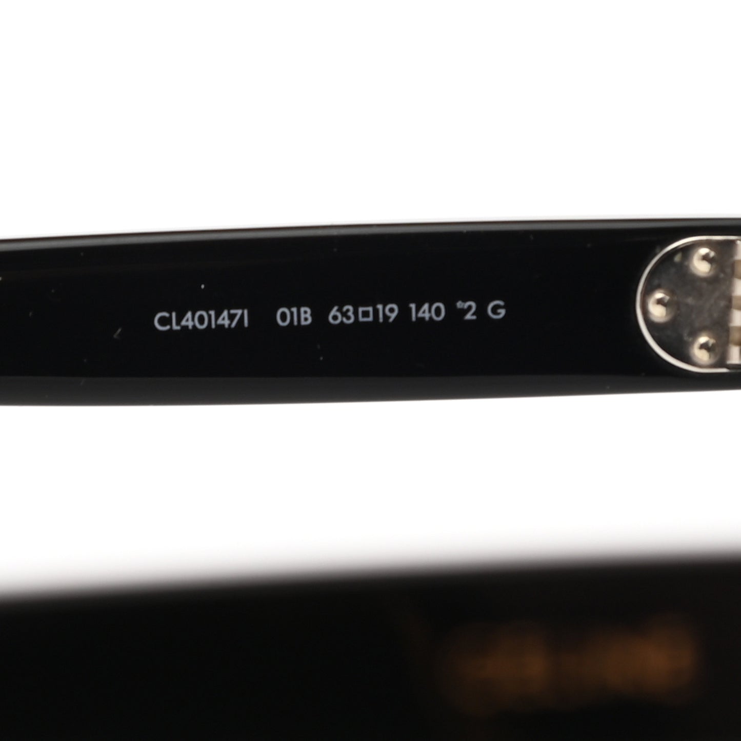 Acetate Round Sunglasses CL 40147I Black