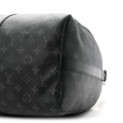 Louis Vuitton Monogram Eclipse Keepall Bandouliere 45 8 of 8