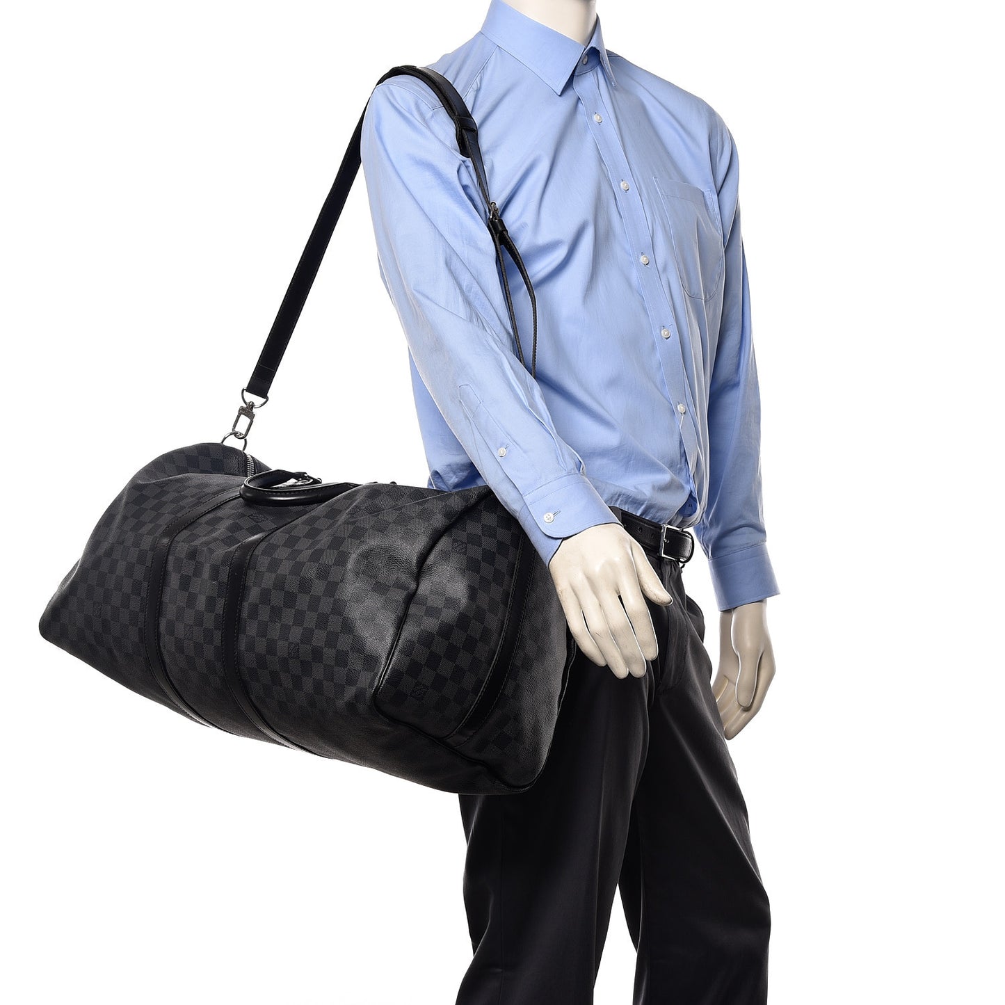Damier Graphite Keepall Bandouliere 55