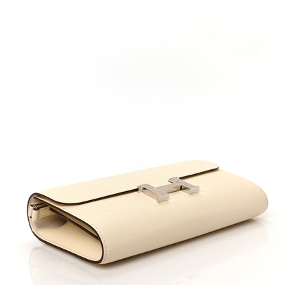 Hermes Epsom Lizard Constance Wallet To Go Nata 4 of 8