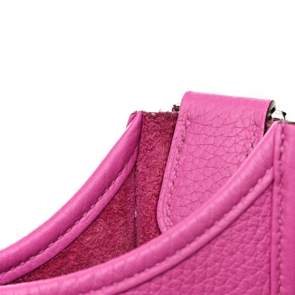 Hermes Taurillon Clemence Evelyne III PM Magnolia 12 of 13