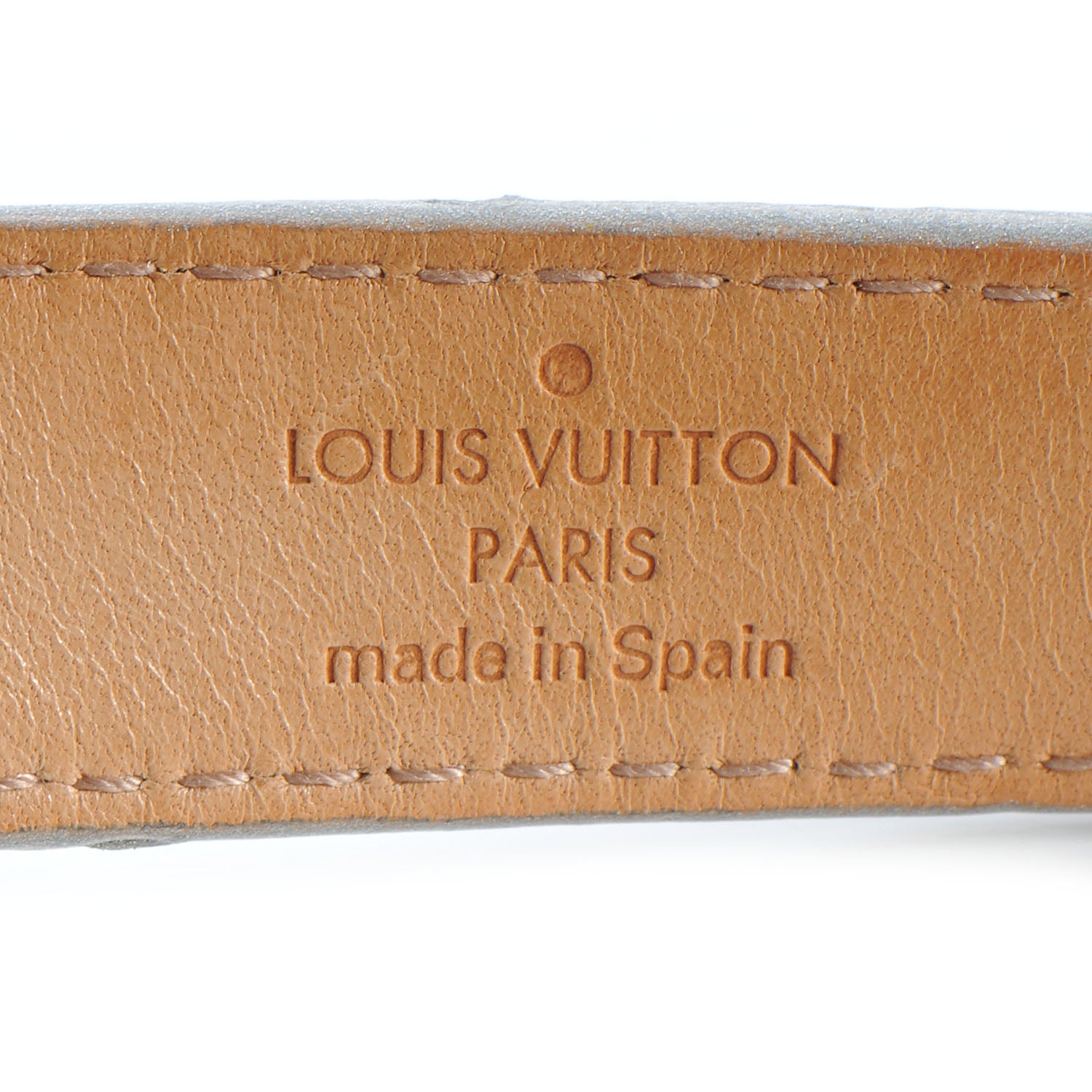 Louis Vuitton Signature LV Initiales Belt 80 32 Silver 4 of 6