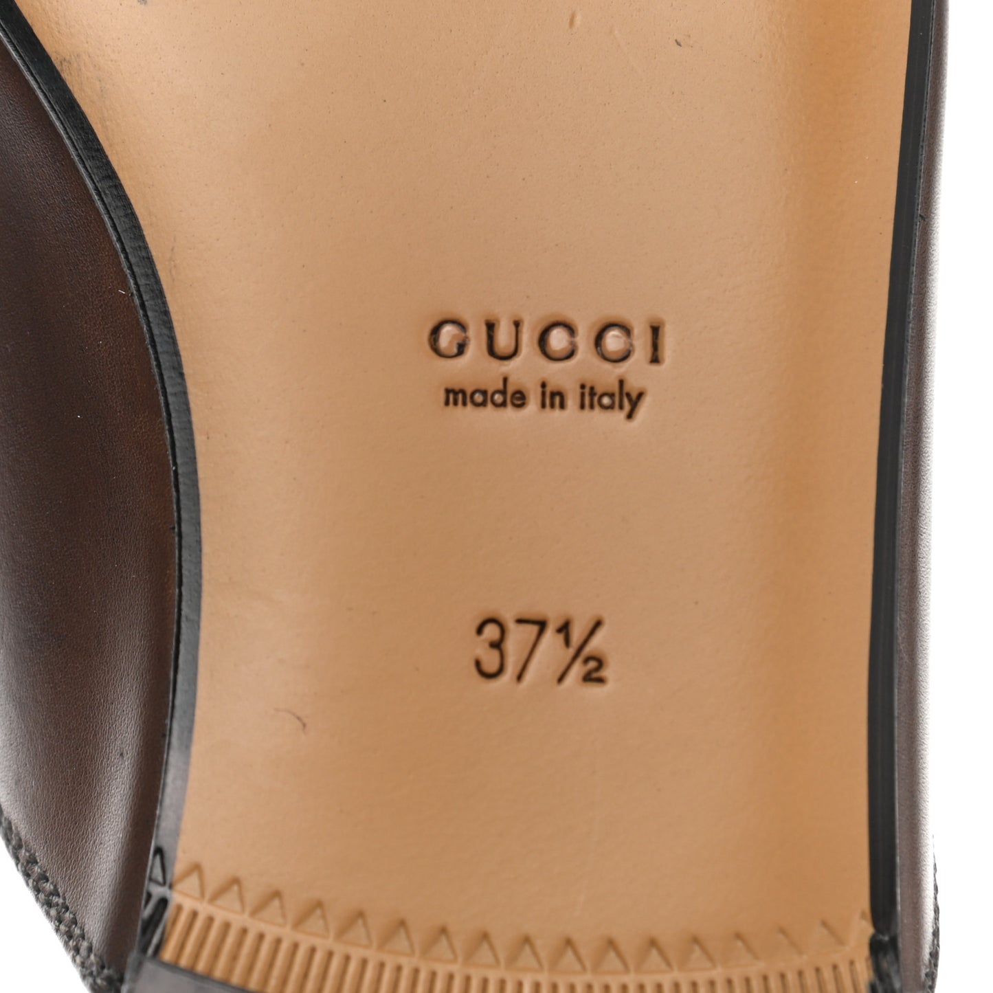 Calfskin Womens Princetown Slippers 37.5 Brown