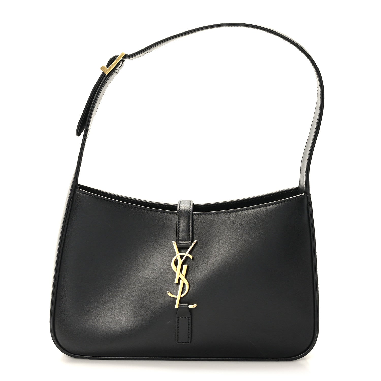 Saint Laurent Smooth Calfskin Le 5 A 7 Hobo Black 1 of 9