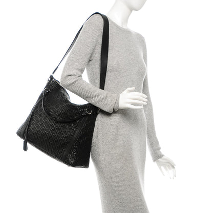 Louis Vuitton Monogram Lambskin Antheia Ixia MM Black 2 of 6