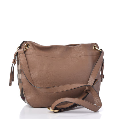 Burberry Grainy Calfskin House Check Small Bingley Dark Sand 3 of 10