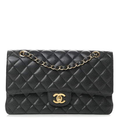 Chanel Caviar Quilted Medium Double Flap Black 1 of 11
