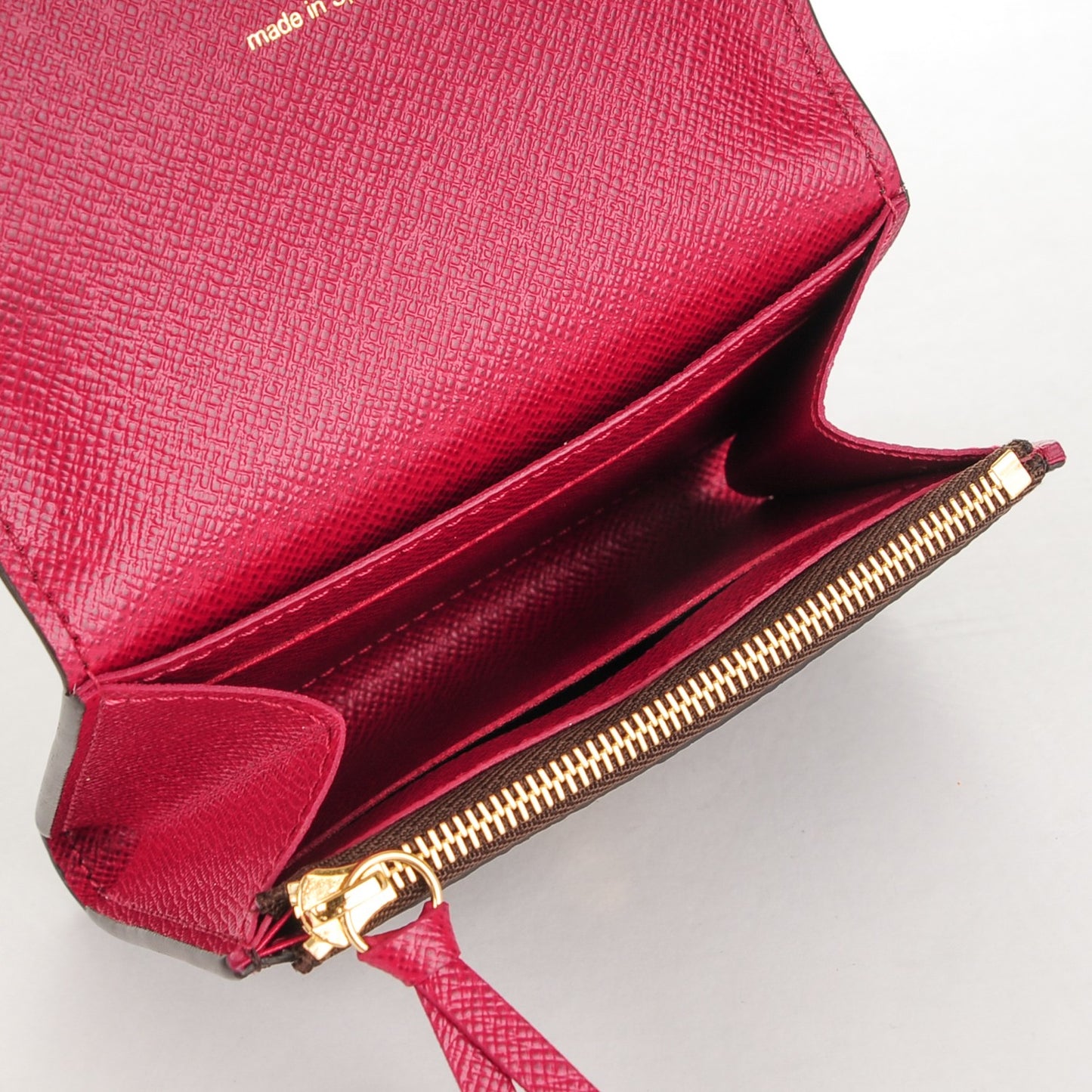 Monogram Rosalie Coin Purse Fuchsia