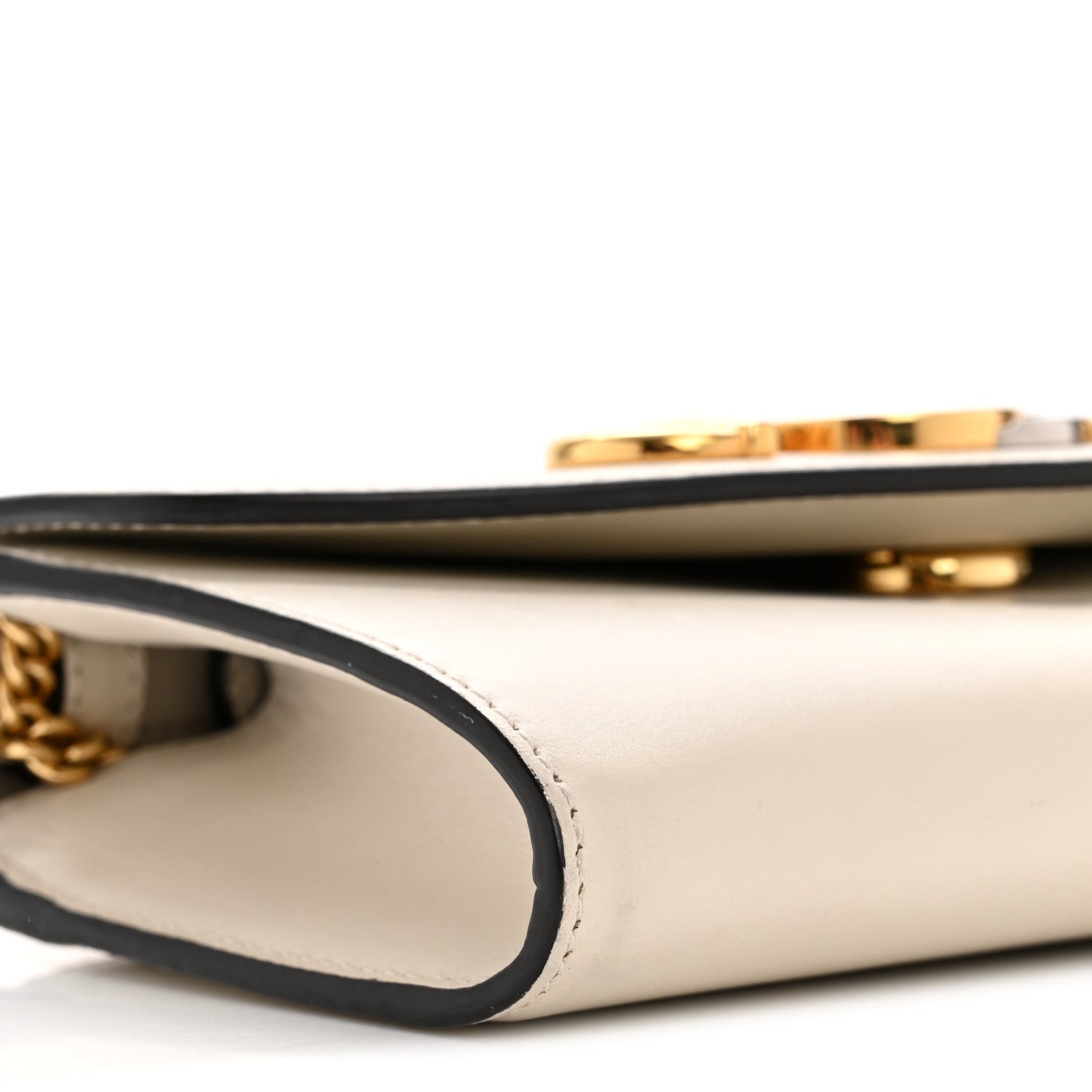 Gucci Smooth Calfskin Mini Zumi Shoulder Bag Mystic White 9 of 12