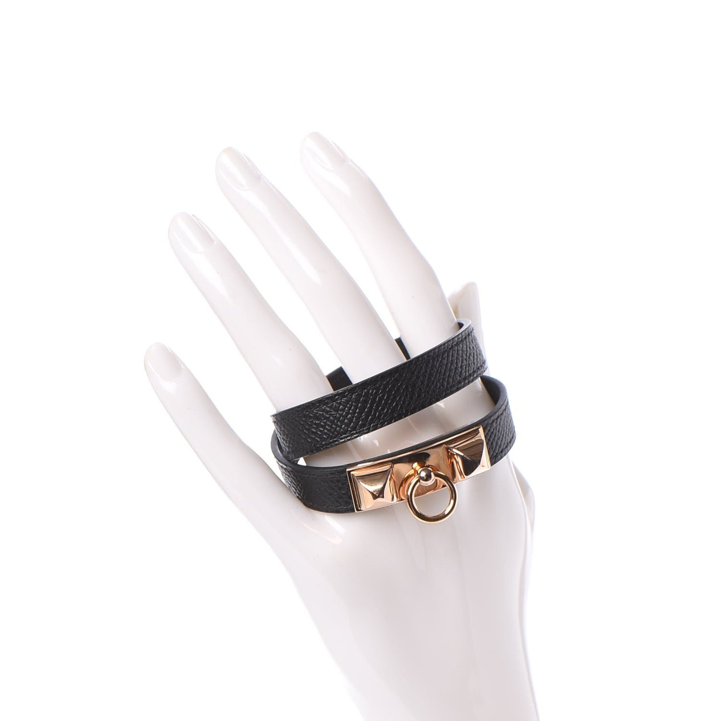 Epsom Rivale Double Tour Bracelet XS Black