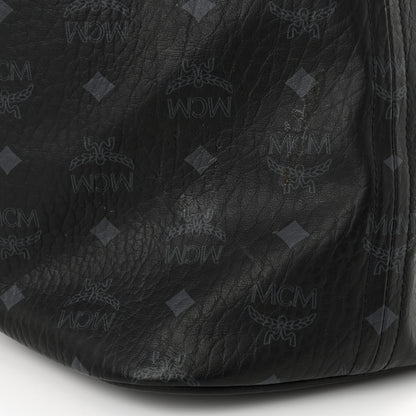 MCM Visetos Large Liz Reversible Shopper Tote Black 19 of 26
