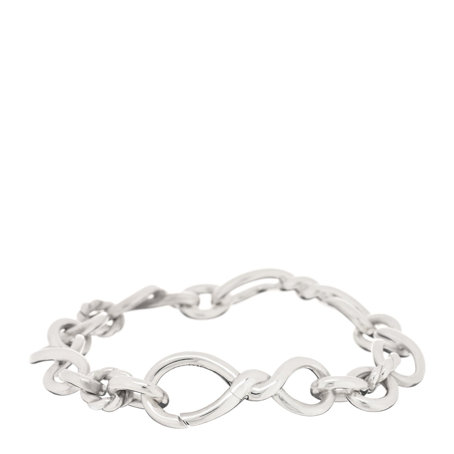 David Yurman Sterling Silver Medium Continuance Chain Bracelet 2 of 3