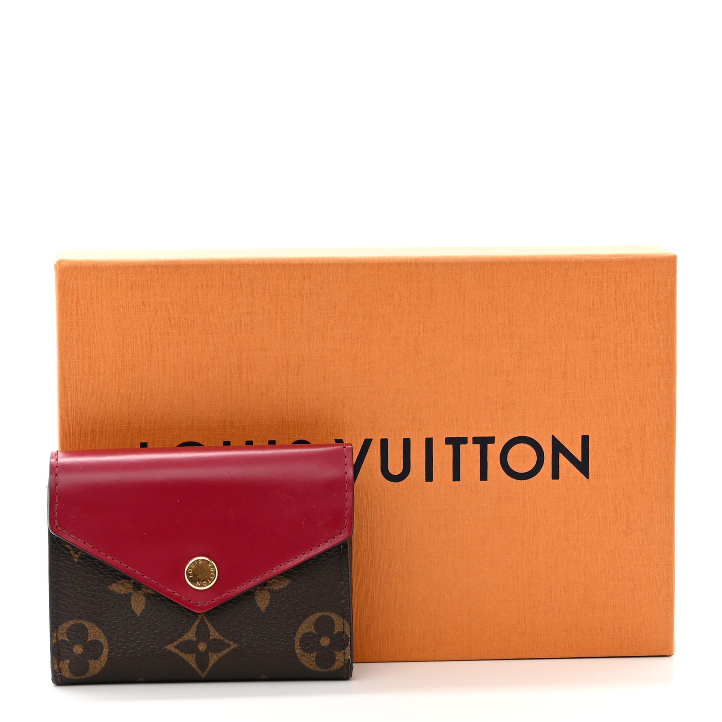 Monogram Zoe Wallet Fuchsia