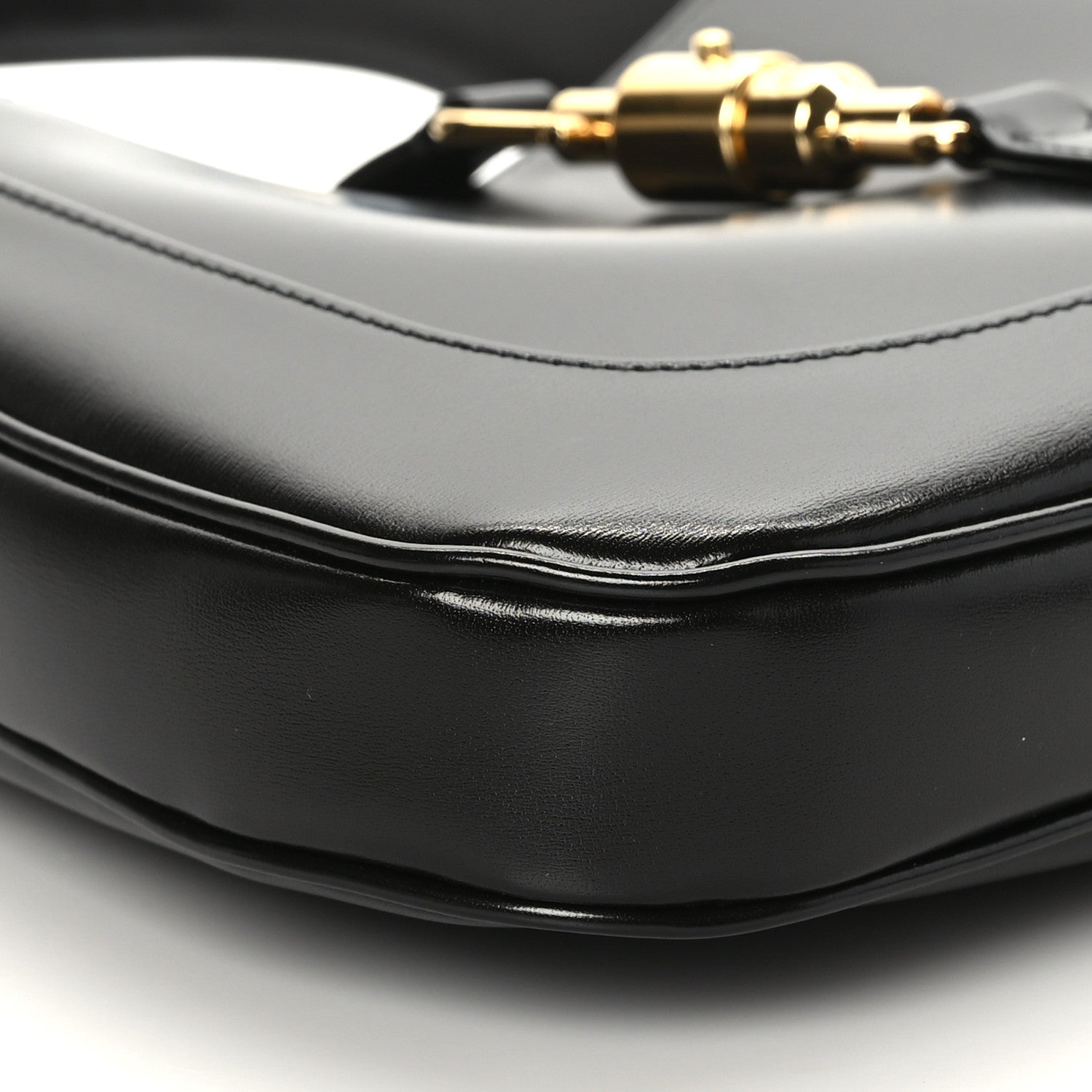 Gucci Boarded Dyana Lux Calfskin Small Jackie 1961 Hobo Black 8 of 12