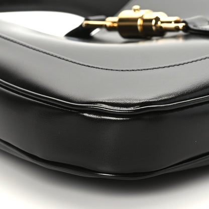 Gucci Boarded Dyana Lux Calfskin Small Jackie 1961 Hobo Black 8 of 12