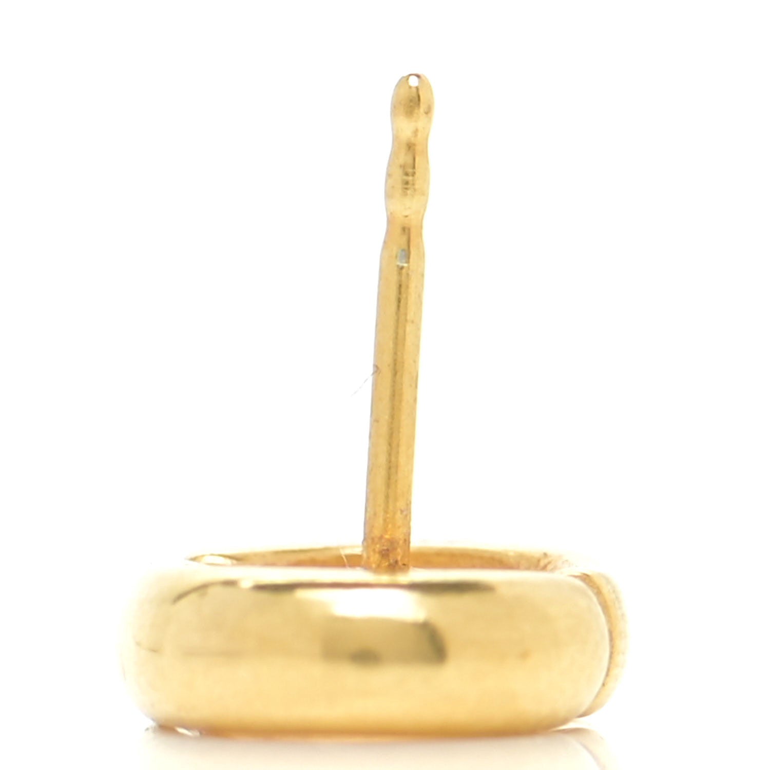Christian Dior Metal Petit CD Stud Earrings Gold 5 of 6