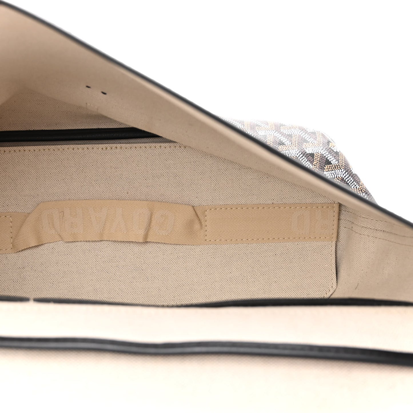 Goyardine Capetien Messenger Bag Black