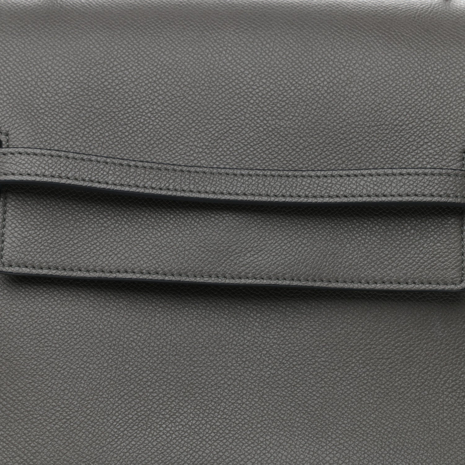 Celine Grained Calfskin Mini Belt Bag Grey 10 of 10