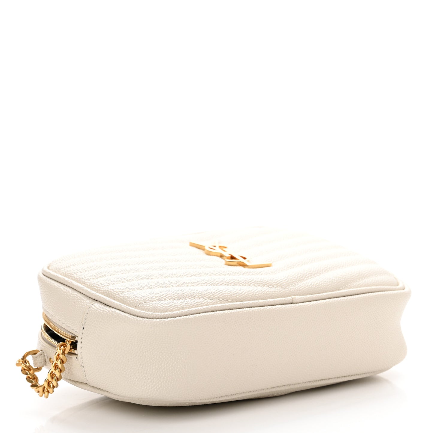 Grain De Poudre Matelasse Monogram Mini Lou Camera Bag Crema Soft