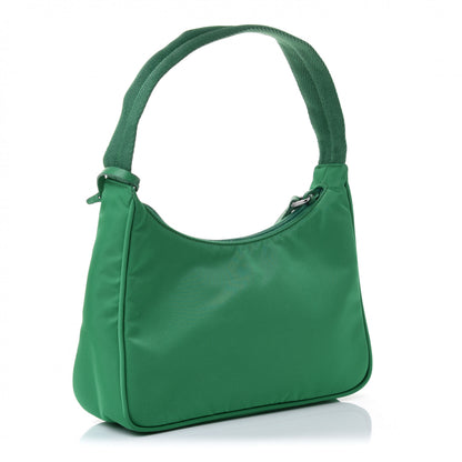 Prada Tessuto Nylon Mini Re-Edition 2000 Bag Menta 2 of 4
