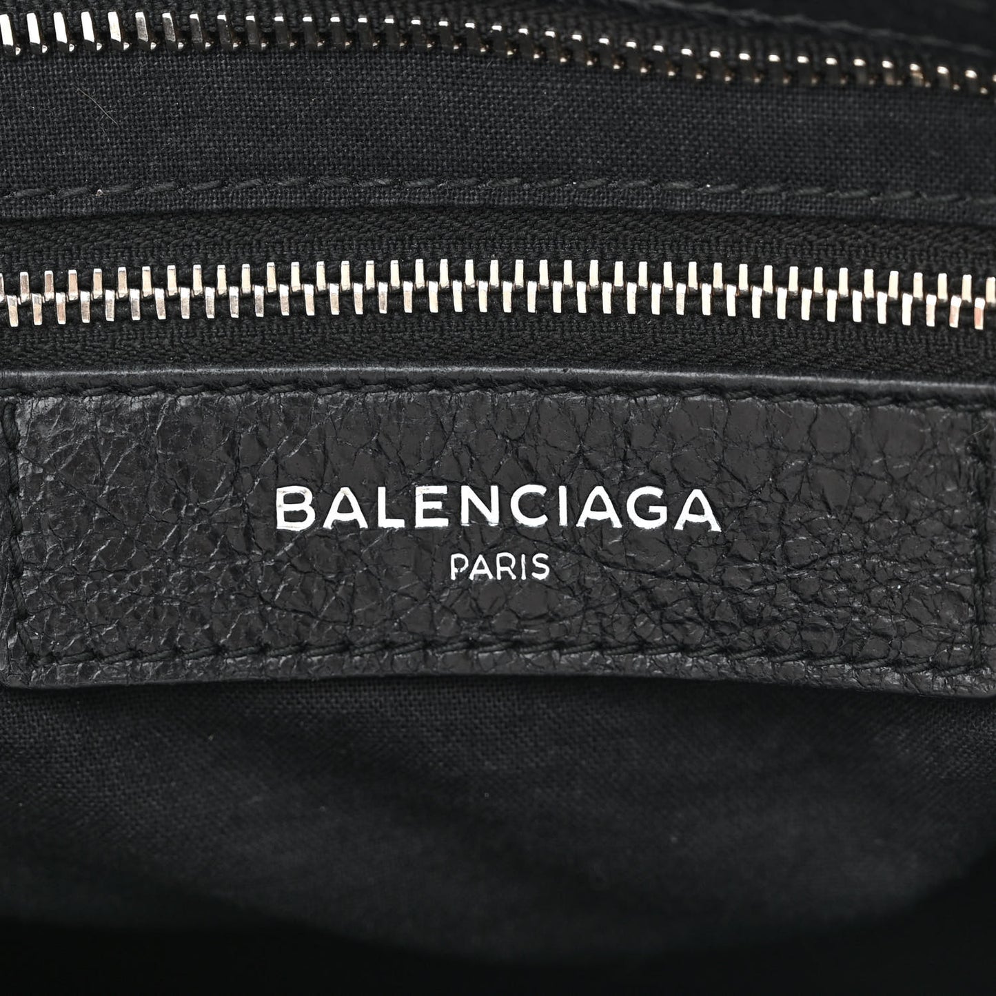 Agneau Classic Silver Hardware S City Black