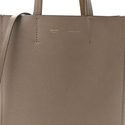 Celine Grained Calfskin Small Vertical Cabas Taupe 7 of 10