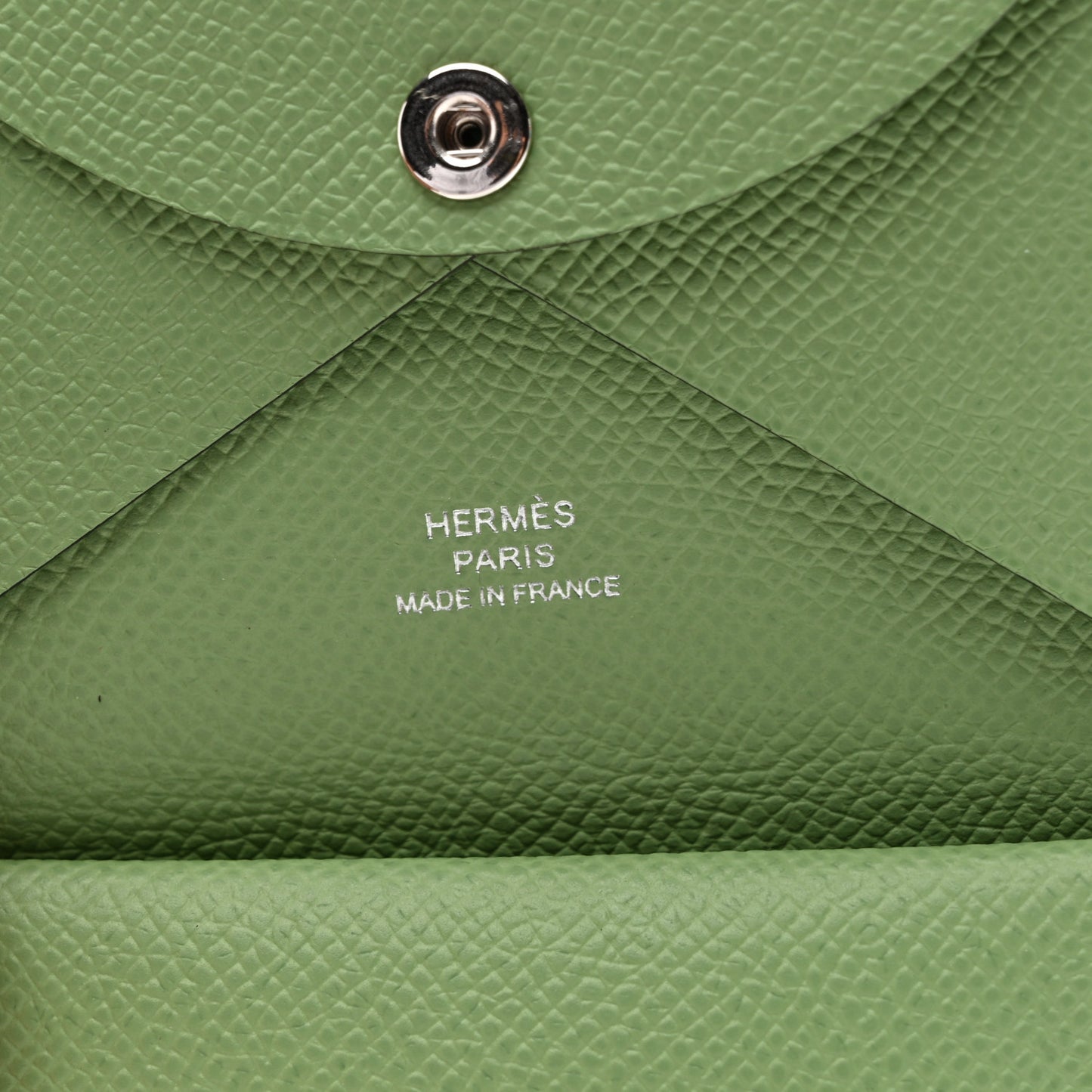 Epsom Calvi Duo Card Case Vert Criquet