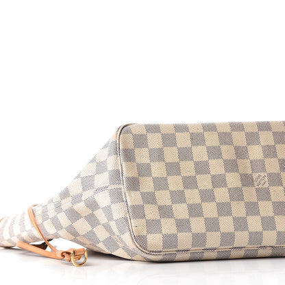 Louis Vuitton Damier Azur Neverfull MM 7 of 9